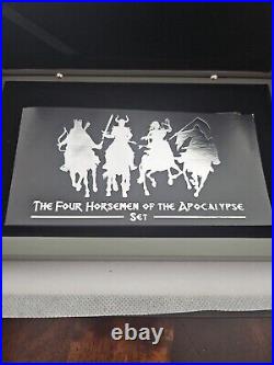 2024 Barbados Silver Four Horseman of the Apocalypse 4-Coin Set