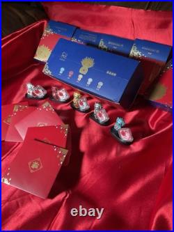 2024 CHINA Lunar New Year celebration 5x8 gram Silver Coin in Rare OGP BOX SET