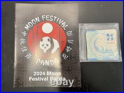 2024 China Moon Festival Panda Legacy Set 2020-2024 5x 1oz. 999 Silver With COAs