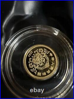 2024 Chinese Lunar New Year Celebration Good luck 8g silver 1 Gram gold Coin Set