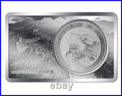 2025 3oz CHINESE DRAGON BAR & ROUND Silver Coin & Silver Bar & COA