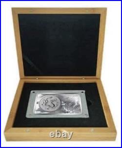 2025 3oz CHINESE DRAGON BAR & ROUND Silver Coin & Silver Bar & COA