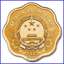 2025 China 2-Coin Gold/Silver Lunar Snake Proof Blossom Set