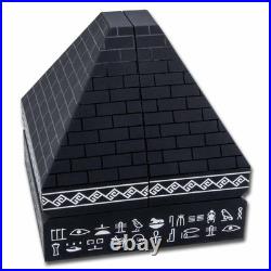 2025 Djibouti Silver Pyramids of Giza 3D Shaped Coin Set