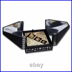 2025 Djibouti Silver Pyramids of Giza 3D Shaped Coin Set