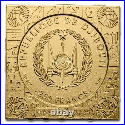 2025 Djibouti Silver Pyramids of Giza 3D Shaped Coin Set 2025 Djibouti Silver Pyramids of Giza 3D Shaped Coin Set