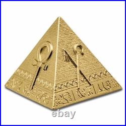 2025 Djibouti Silver Pyramids of Giza 3D Shaped Coin Set