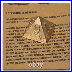 2025 Djibouti Silver Pyramids of Giza 3D Shaped Coin Set 2025 Djibouti Silver Pyramids of Giza 3D Shaped Coin Set