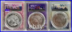 2025 PCGS MS69 First Strike City Label Dragon Coin set 3pcs/SET NO0351 -0360 2025 PCGS MS69 First Strike City Label Dragon Coin set 3pcs/SET NO0351 -0360