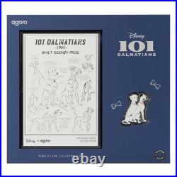 2026 $2 Disney 101 Dalmations Collectible &$1 Foil Silver Set By Agoro