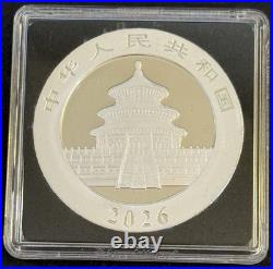 2026 2 x 30 Gram. 999 Silver China 10¥ Panda Night & Day Colorized Coin Set