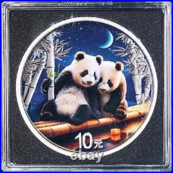 2026 China 2 x 30 Grams Silver 2 x 10 Yuan Panda Night & Day Set OGP COA ST