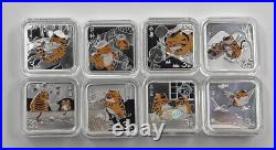24pcs set-China 2022 3Yuan -The 24 solar terms silver coin, with Box&COA 24pcs set-China 2022 3Yuan -The 24 solar terms silver coin, with Box&COA