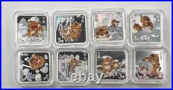 24pcs set-China 2022 3Yuan -The 24 solar terms silver coin, with Box&COA 24pcs set-China 2022 3Yuan -The 24 solar terms silver coin, with Box&COA
