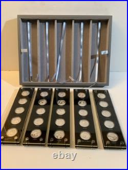 25th Anniv. China Panda 3 Yuan 1/4 oz. Silver Set 1982-2007. With BOX & COA