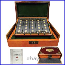 25th Anniv Chinese Panda Gold Coin Commemorative Set 1/25 oz. 999 Fine 1982-2007
