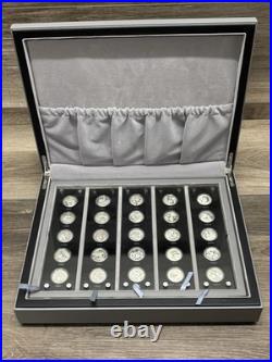 25th Anniversary Panda 3 Yuan 1/4 oz Silver Bullion Set 25 Proof Coins 1982-2007