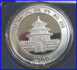 3 Coin Box Set 2000 Selectively Gold Plated China Panda 10 Yuan Silver 18083