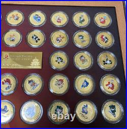 38pcs 2008 Beijing Olympic Official Mascot Coins Set Certificate & Box
