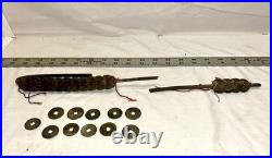 40 Ancient Chinese coins (17th Century). Coin Set, Hole Coins on String