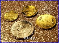 4pcs/set China 1981 Great Wall Coins Set (1Jiao/2Jiao/5Jiao/1Yuan) HOT