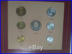 7pc Coin Sets of All Nations People's Republic of China 1981 1982