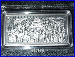 8 pc Silver 80 Gram Terracotta Warriors Set NGC Gem Unc 2022 China 888 Minted