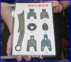 9.4China Warring States Period dynasty bronze coin currency set of collectibles