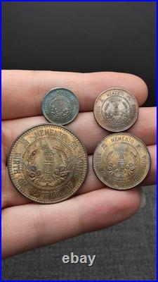 A Set 1928 Republic China Sun Yat-sen Portrait Silver Dollar Coin