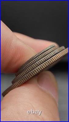 A Set 1928 Republic China Sun Yat-sen Portrait Silver Dollar Coin