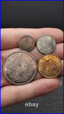 A Set 1929 Republic China 18Years Sun Yat-sen Portrait Silver Dollar Coin