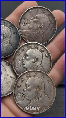 A set of 1914 Republic China 3Year Yuan Shih Kai Silver Dollar Coin