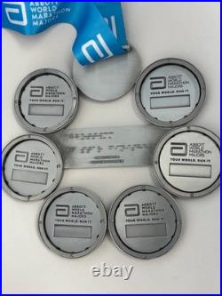Abbott World Marathon Majors 6-Star Six Medal Coin Set