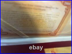 Ancient China Four Great Inventions Medallion Set & Certificate & Ca (cjl006327)