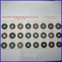Ancient Chinese 24 Cash Coin Set-northern Sung Dynasty Ancient Chinese 24 Cash Coin Set-northern Sung Dynasty