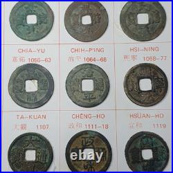 Ancient Chinese 24 Cash Coin Set-northern Sung Dynasty Ancient Chinese 24 Cash Coin Set-northern Sung Dynasty