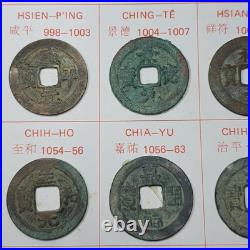 Ancient Chinese 24 Cash Coin Set-northern Sung Dynasty Ancient Chinese 24 Cash Coin Set-northern Sung Dynasty