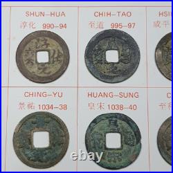 Ancient Chinese 24 Cash Coin Set-northern Sung Dynasty Ancient Chinese 24 Cash Coin Set-northern Sung Dynasty