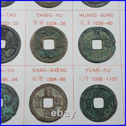 Ancient Chinese 24 Cash Coin Set-northern Sung Dynasty Ancient Chinese 24 Cash Coin Set-northern Sung Dynasty