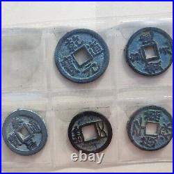 Ancient Chinese 5 Cash Coin Set