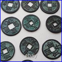 Ancient Chinese 62 Cash Coin Set- Trinket Box