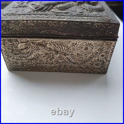 Ancient Chinese 88 Cash Coin Set-dragon Trinket Box