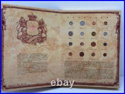 Around the World Coin Collection Album COA 100+ World Coins Rare Set