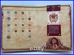 Around the World Coin Collection Album COA 100+ World Coins Rare Set
