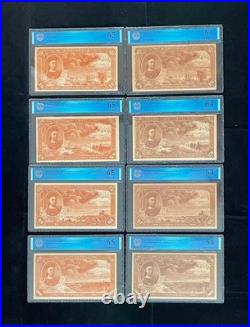 Banknotes of the Da Qing Bank? A complete set of 32 pcs in all 8 colors