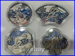 BeiJing 2022 Olympic Official 80g 999 Sterling Silver Coin Set Meet in Beijing