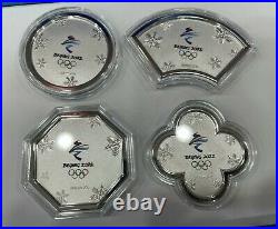 BeiJing 2022 Olympic Official 80g 999 Sterling Silver Coin Set Meet in Beijing