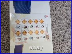Beijing 2008 Olympic Gold and Silver Coin Set WITH Stamp Book
