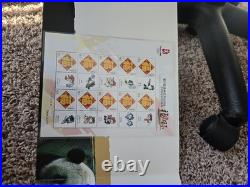 Beijing 2008 Olympic Gold and Silver Coin Set WITH Stamp Book