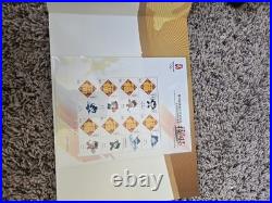 Beijing 2008 Olympic Gold and Silver Coin Set WITH Stamp Book